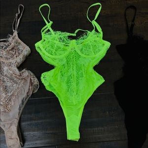 Sexy laced bodysuit